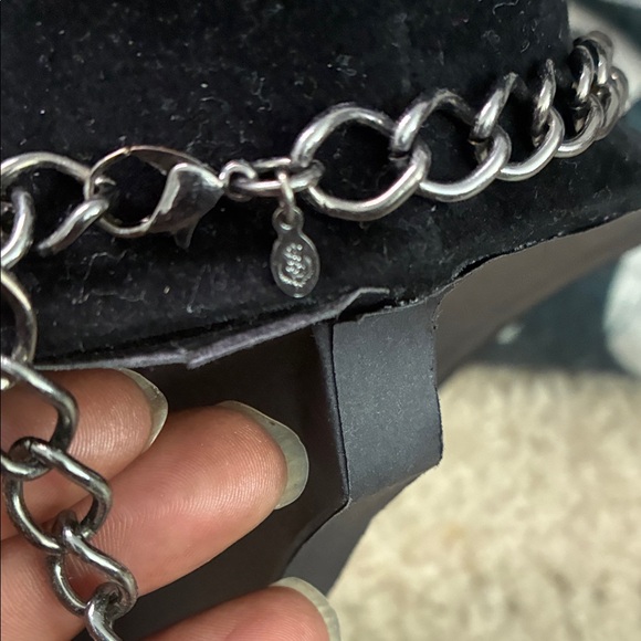 Premier Designs Black and Silver Multi-Strand Necklace - Picture 3 of 5